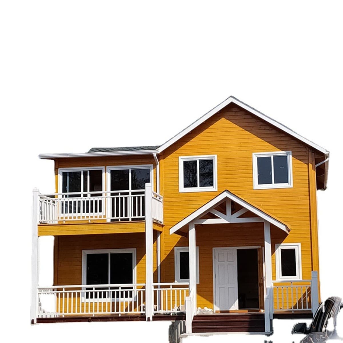 Сборный двухэтажный деревянный дом для загородного проживания, здоровый загородный отель, дом собственного строительства,...