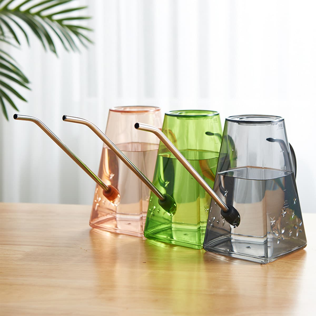 Садовая лейка из нержавеющей стали высокого давления с длинным носиком для домашнего садоводства, автоматическое устройство...