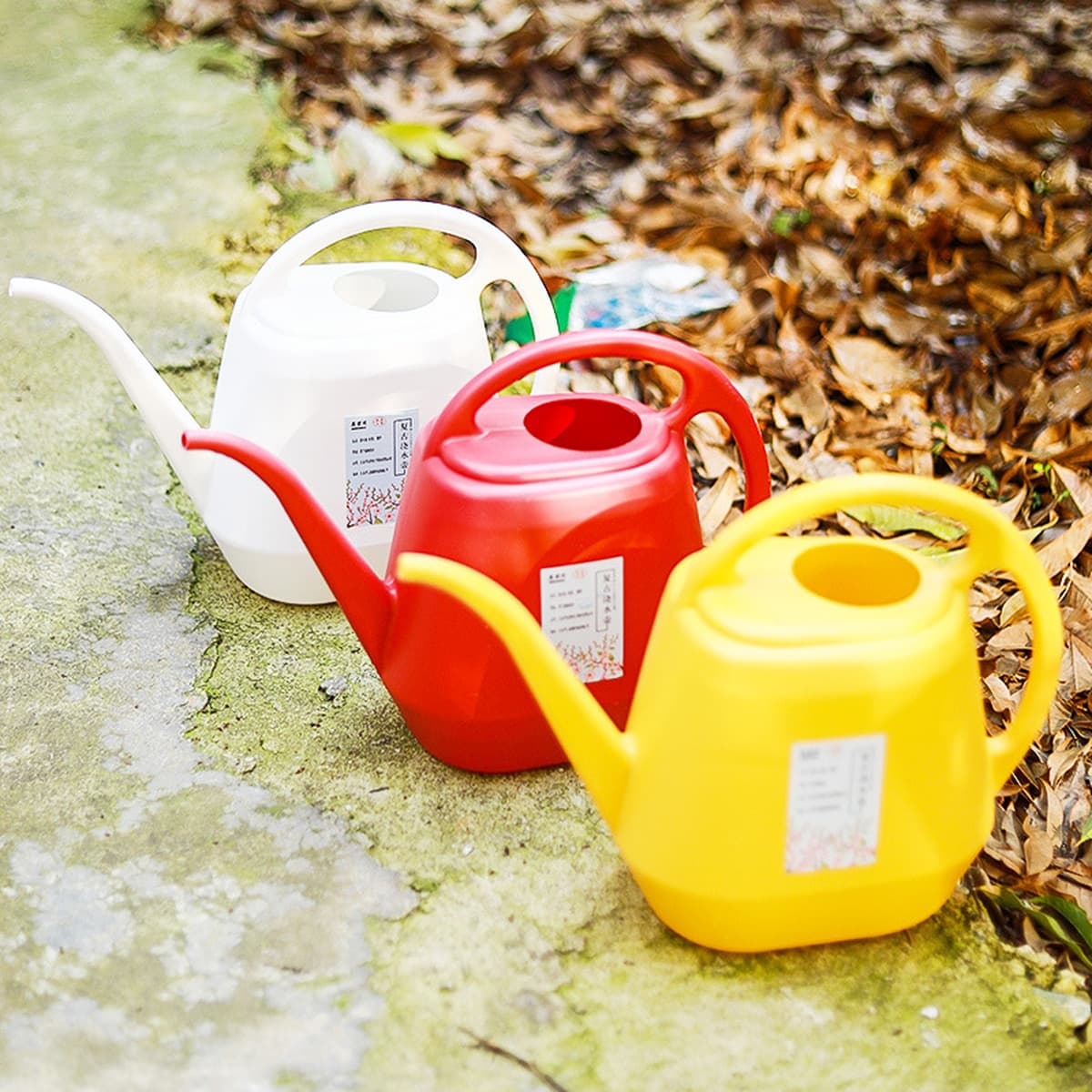 4 л большой емкости поливочный горшок с длинным ртом Бытовые Пластиковые садовые инструменты поливочный горшок для отдыха...