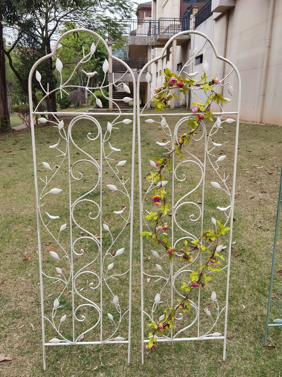 Кованая вставка для птиц, подставка для цветов, рамка для вьющихся растений, ретро-старый европейский стиль, уличная вилла,...