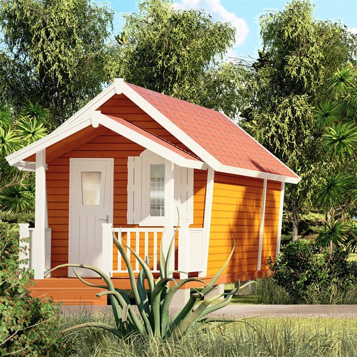 Открытый мобильный киоск Антикоррозийный шале кемпинг Звездный дом Вилла Сеть Red B & B Собранный жилой деревянный дом