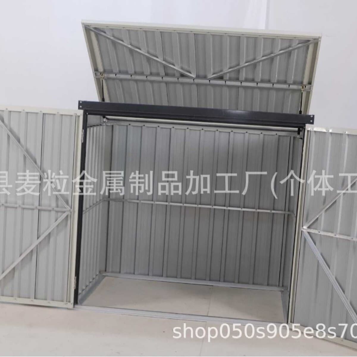 Инструментальный сарай, железный сарай, хранилище инструментов, домашний инструментальный сарай, уличный железный сарай