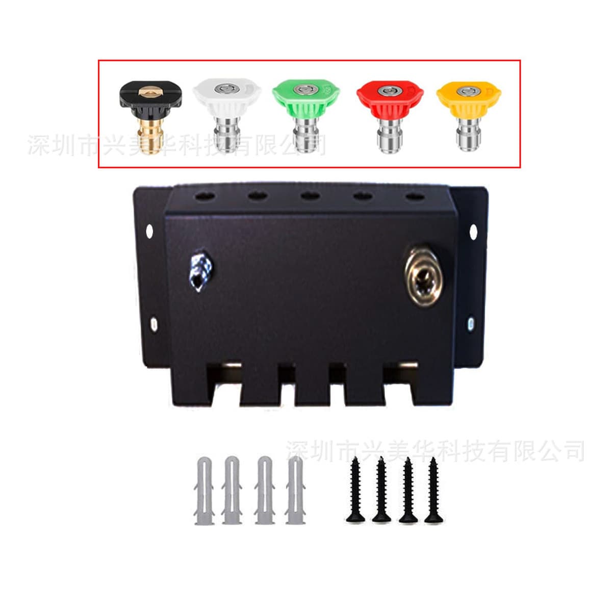 Универсальная стойка для мойки высокого давления для хранения аксессуаров Настенная электрическая мойка для пистолета...