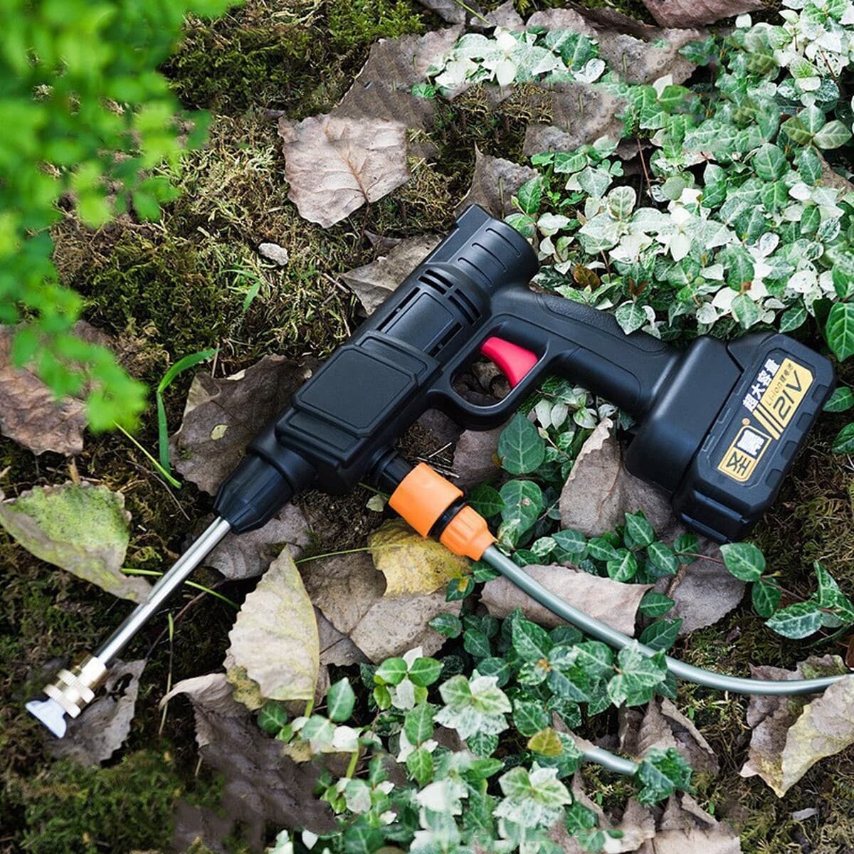 Беспроводная автомойка водяной пистолет высокого давления автомобильный бытовой портативный садовый инвентарь мощный наддув...