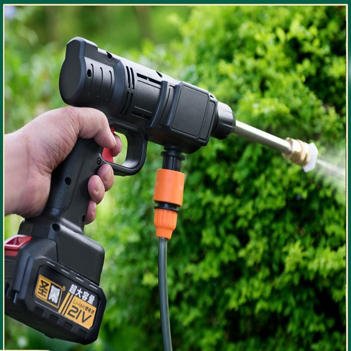 Беспроводная автомойка водяной пистолет высокого давления автомобильный бытовой портативный садовый инвентарь мощный наддув...