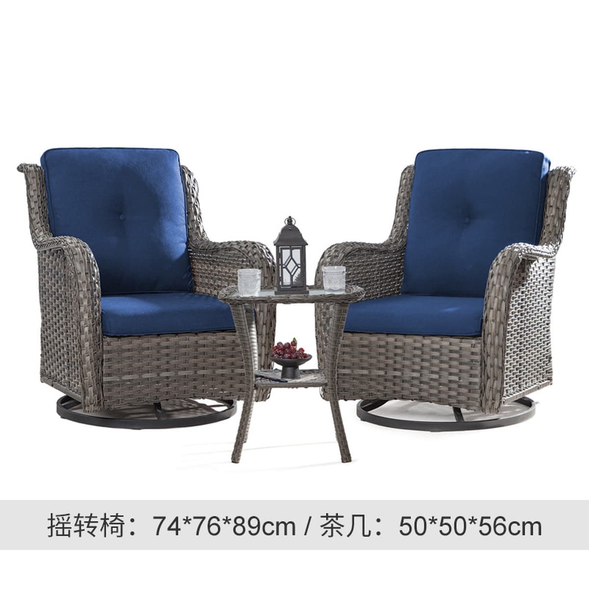 Уличный комплект мебели из ротанга: диван, стол и стулья, кресло-качалка, поворотный диван, комплект для отдыха на открытом...