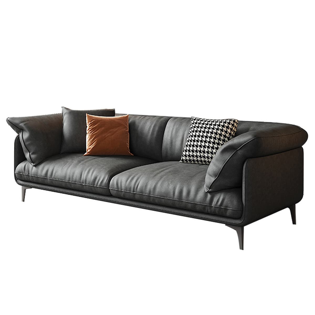 Диван в итальянском стиле из износостойкой ткани, устойчивой к царапинам кошками, для гостиной, подходит для больших и...