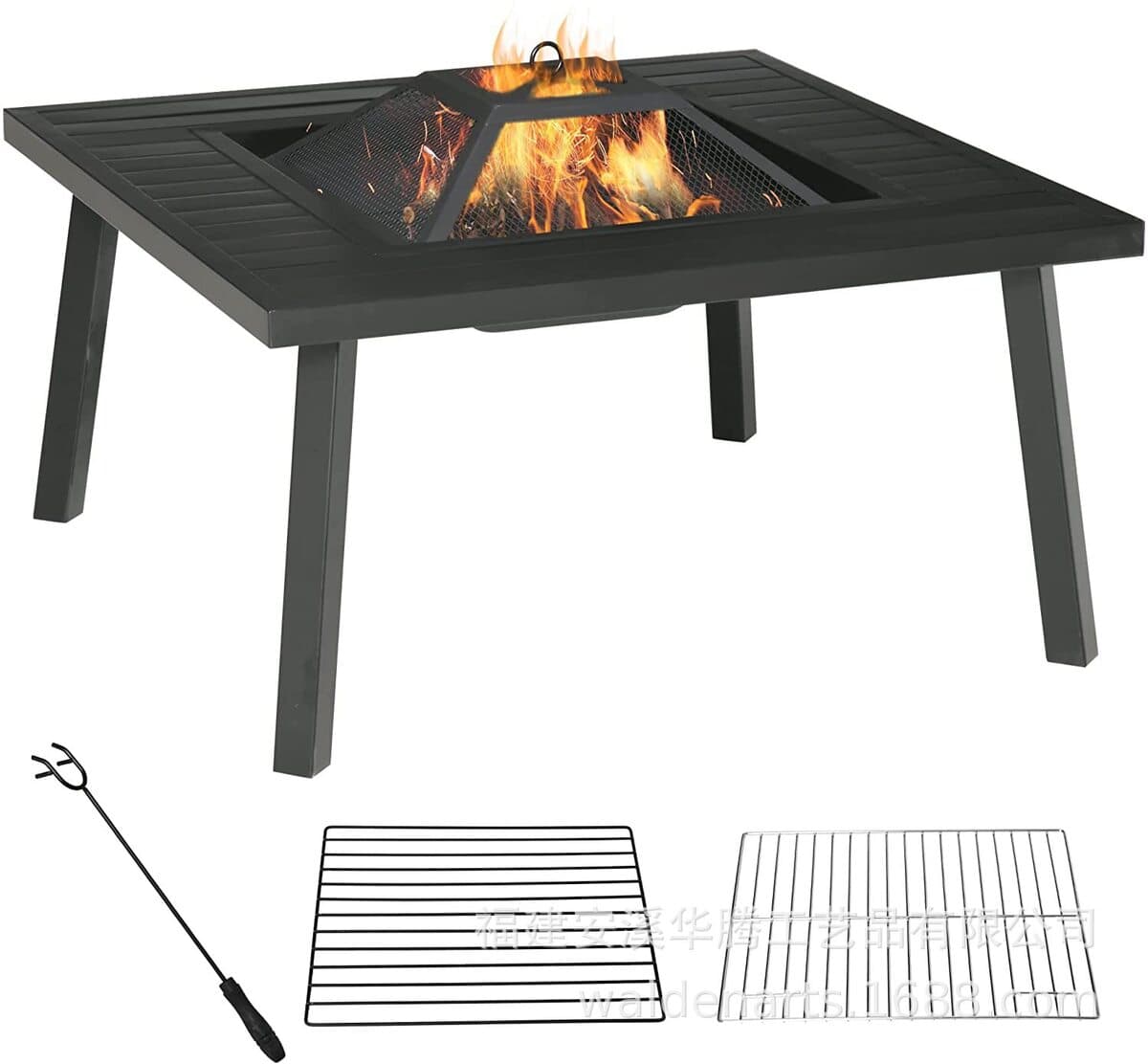Открытый барбекю гриль сад открытый стол для отдыха вилла сад барбекю плита Отопление мангал
