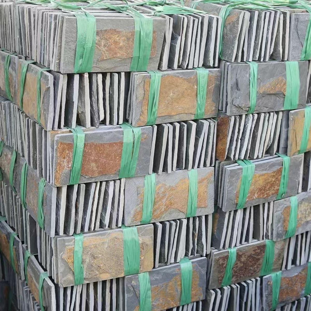 Каменные плиты для стен вилл, декоративные каменные плиты, плитка для наружных стен, плиты из голубого камня, низкая цена в...