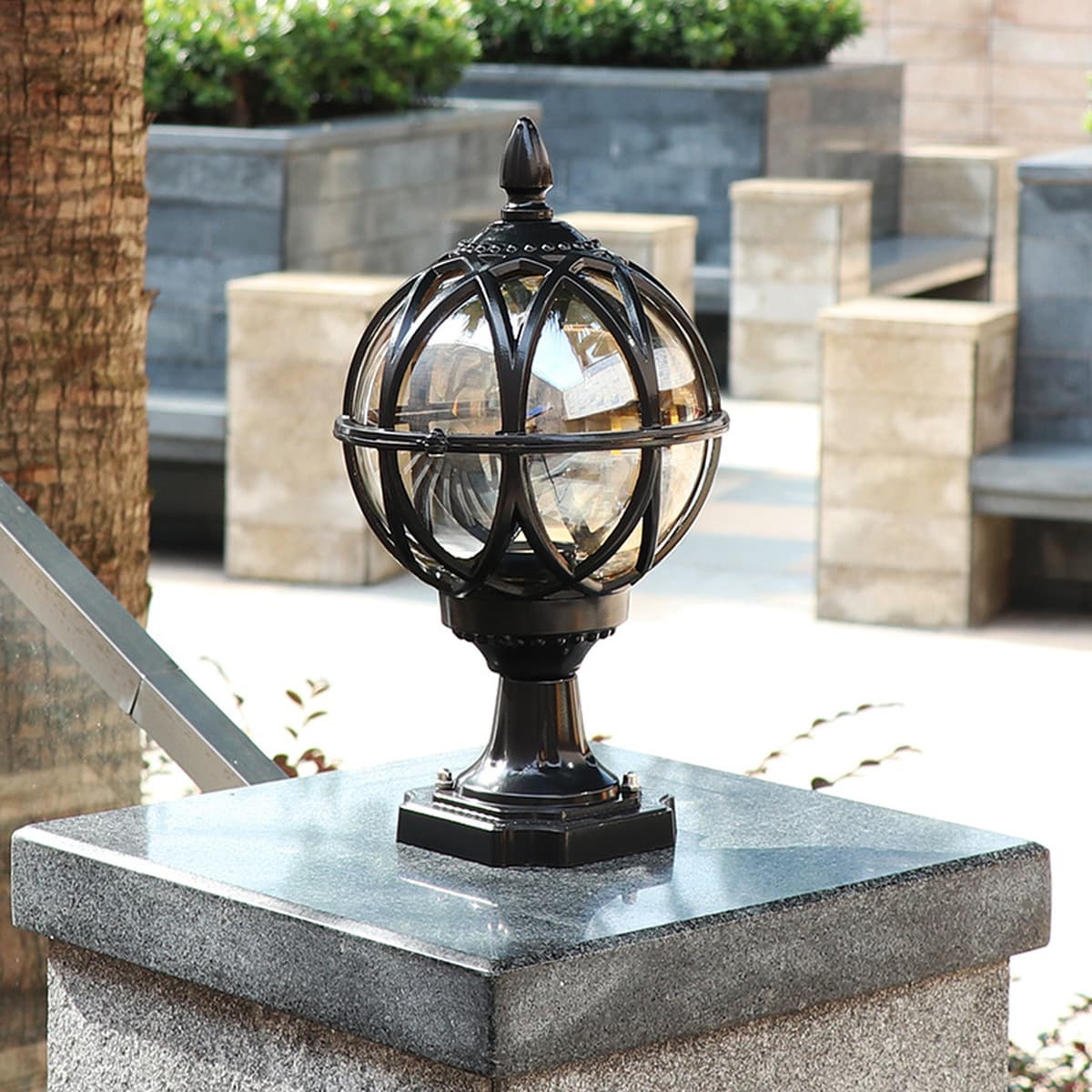 Открытый Стены Сад Вилла Дверь Колонна Лампа Дверной Светильник Открытый Двор Колонна Лампа Водонепроницаемый Европейский...