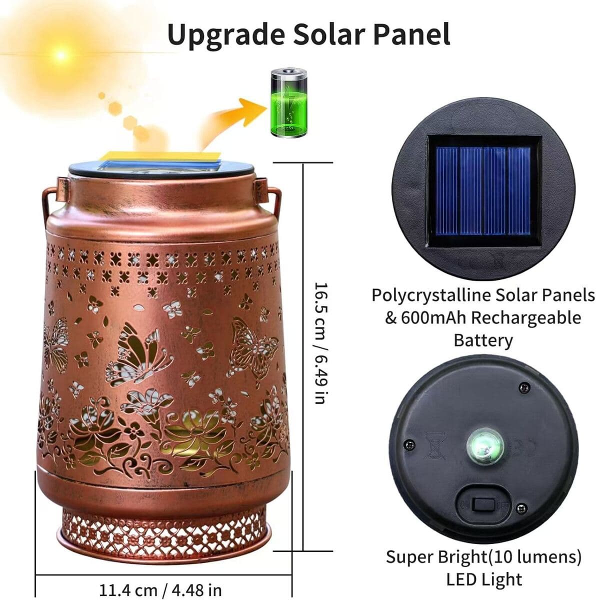 Трансграничная солнечная лампа колибри Лошадь открытый дворик декоративный водонепроницаемый кованый ажурный фонарь Вилла...
