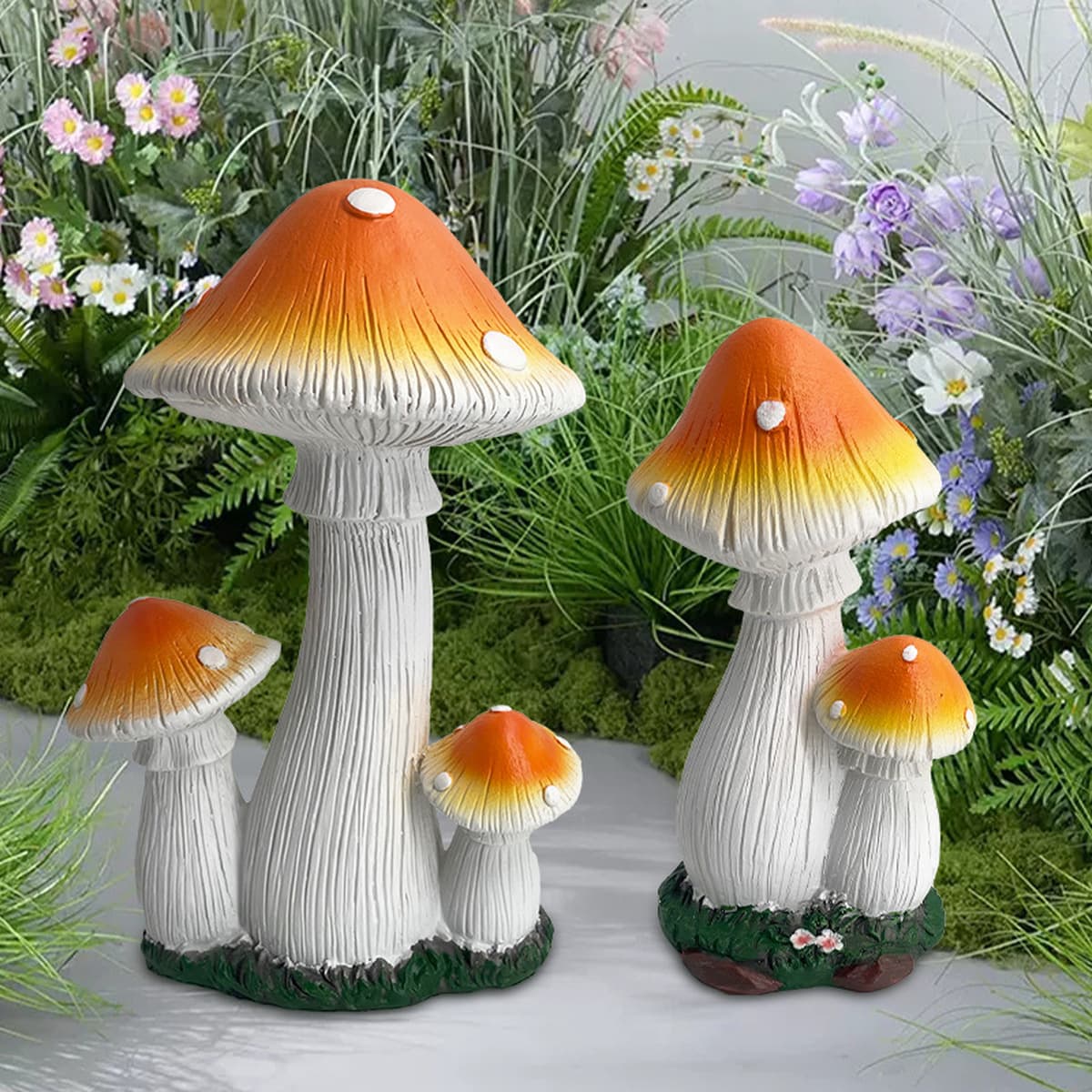 Открытый симулятор грибов День благодарения садовая вилла Декоративный ландшафтный двор творческая скульптура газон ремесла