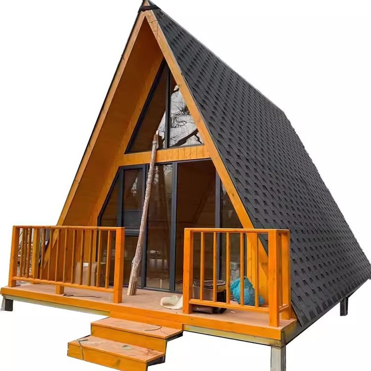 Уличная треугольная кабина, балкон, живописное место, B & B, Интернет, дом знаменитостей, фермерский дом, двор, простой...