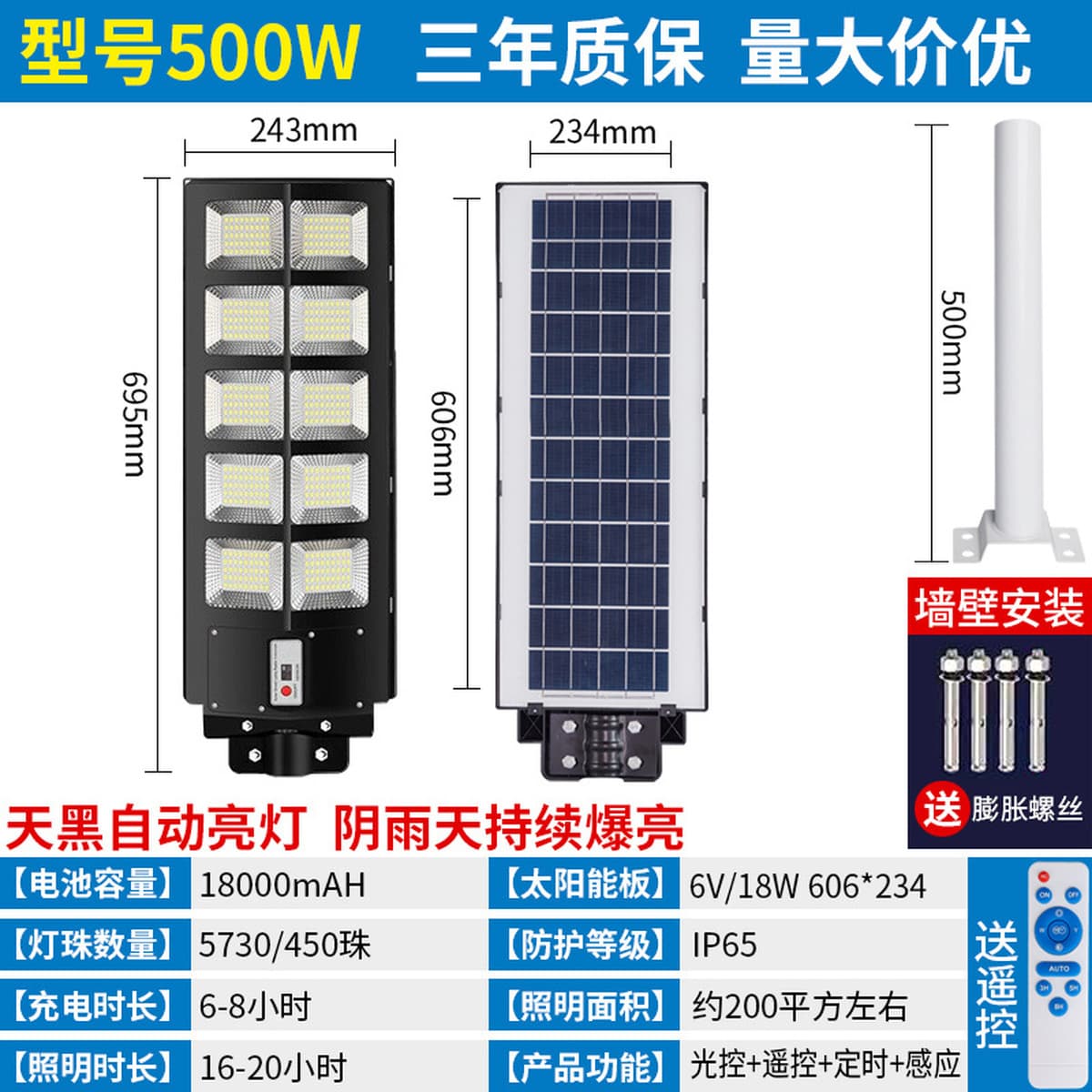 Солнечный наружный светильник домашний сад лампа Новый Сельский дорожное освещение интегрированный индукционный...