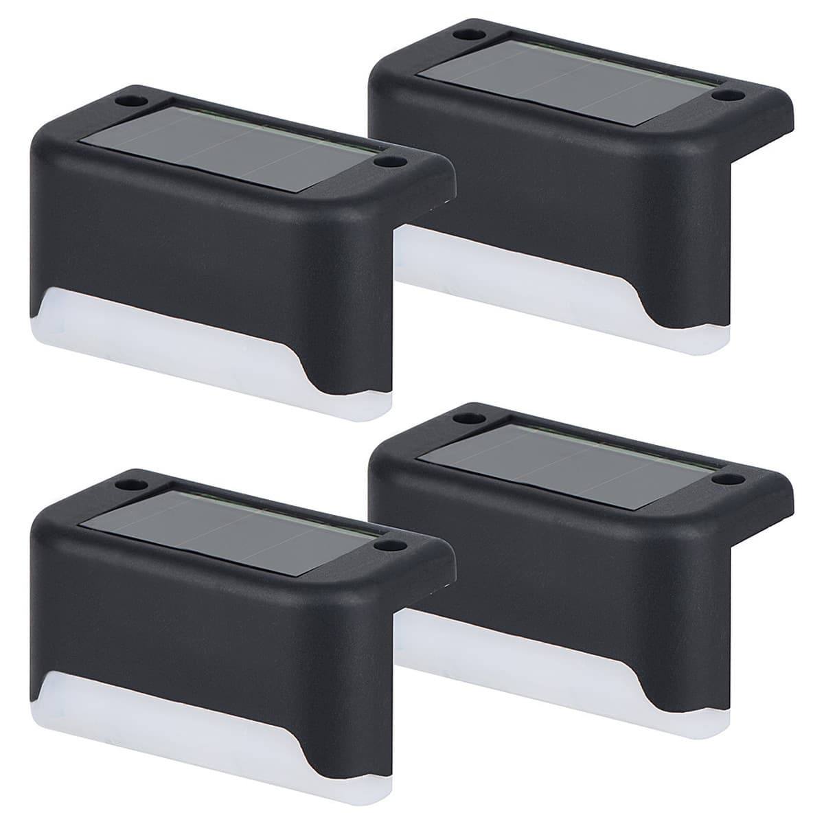 Солнечная ступенчатая лампа ступенчатая лампа на открытом воздухе водонепроницаемый сад дворик огни забор загара 0...