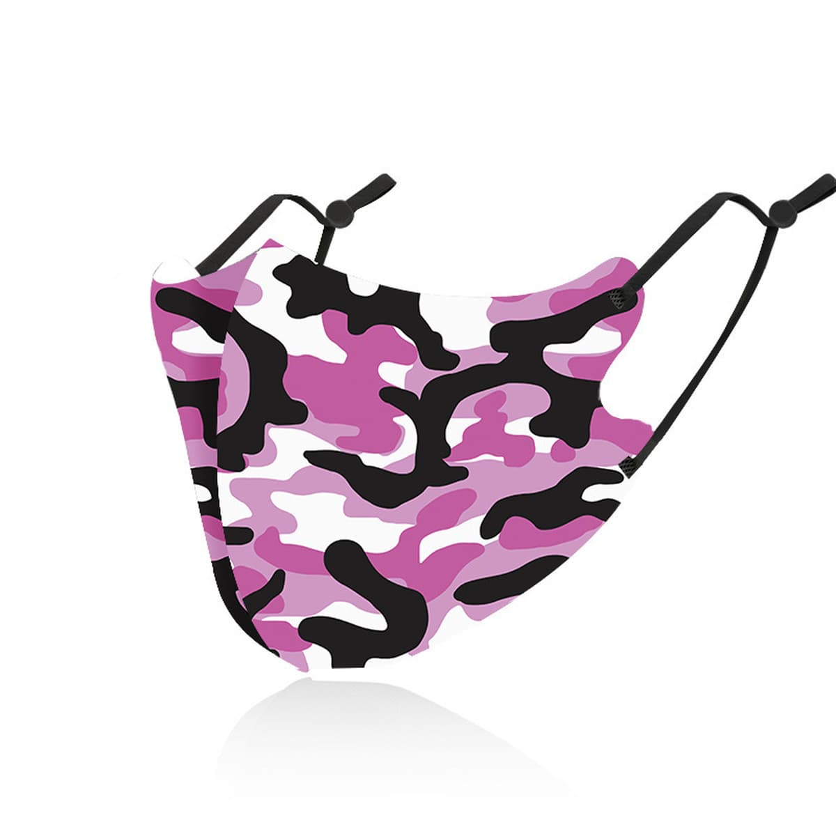 Новая трехмерная Тканевая маска с 3D принтом, Женская моющаяся дышащая Солнцезащитная маска с воздушным слоем, Пылезащитная...