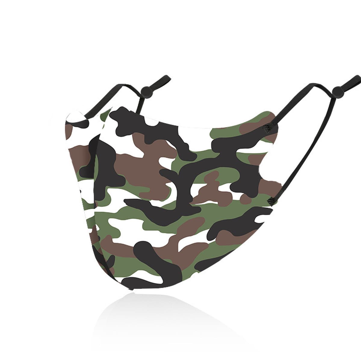 Новая трехмерная Тканевая маска с 3D принтом, Женская моющаяся дышащая Солнцезащитная маска с воздушным слоем, Пылезащитная...