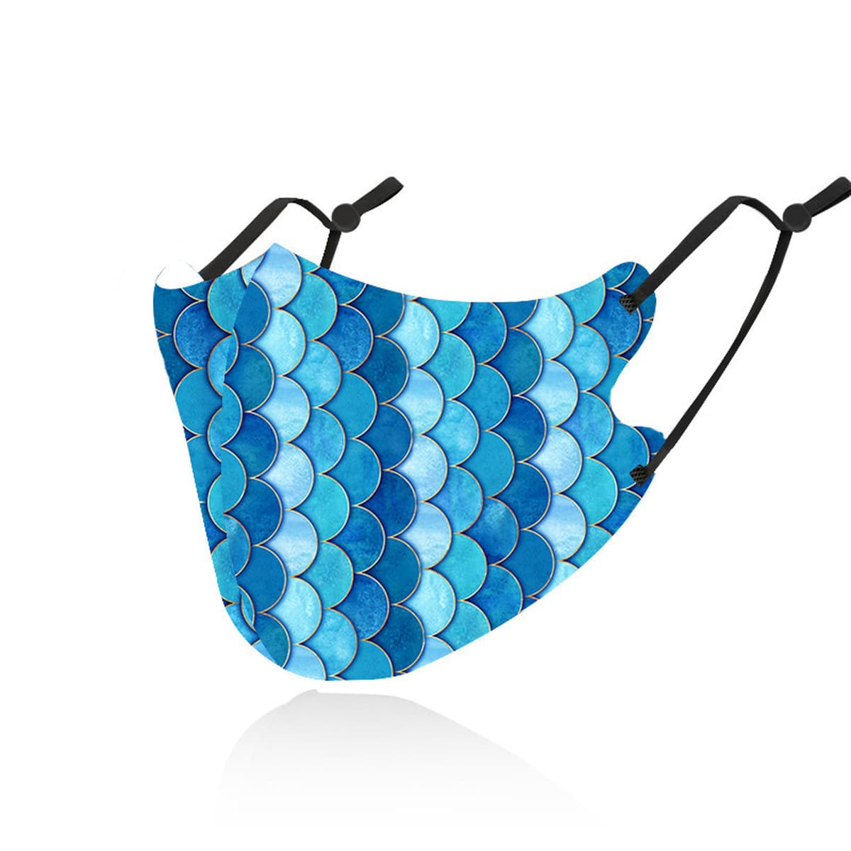 Новая трехмерная Тканевая маска с 3D принтом, Женская моющаяся дышащая Солнцезащитная маска с воздушным слоем, Пылезащитная...