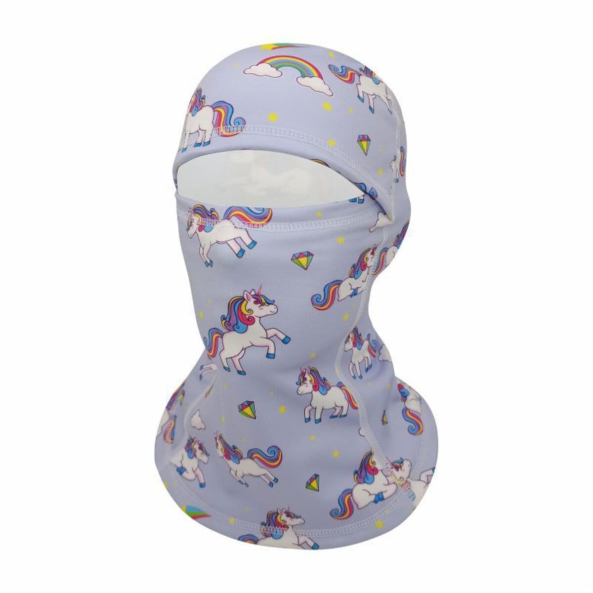 Зимняя детская Лыжная маска на флисовой подкладке Защитный головной убор для лица Уличная ветрозащитная холодостойкая теплая...