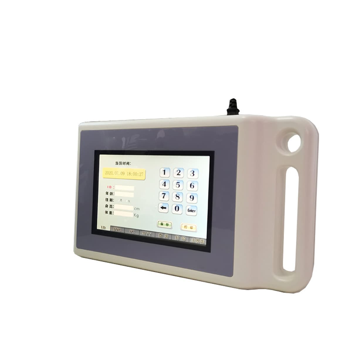 Портативный детектор функции легких Медицинский детектор мощности легких