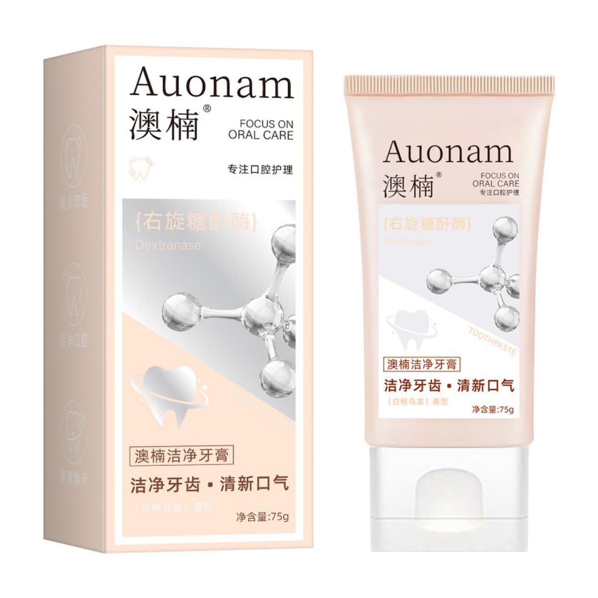 Зубная паста Aonan Clean отбеливает и осветляет зубы, заботится о здоровье пародонта, освежает дыхание, стойкий аромат,...