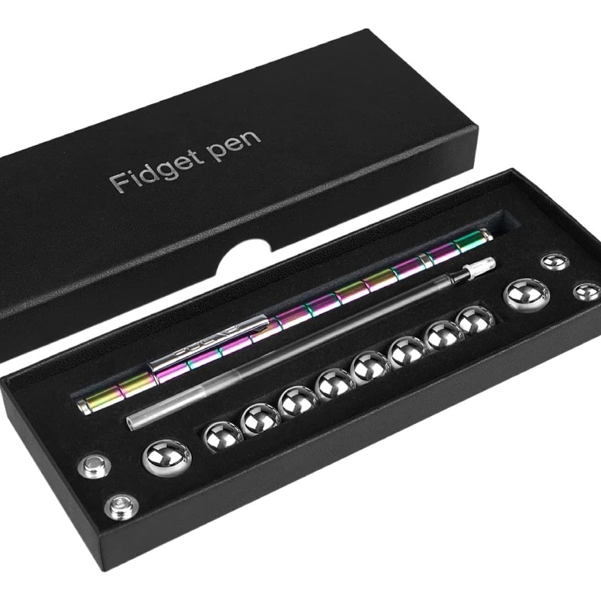 Магнитная ручка оптовая декомпрессия многофункциональный креативный новый Amazon канцелярские товары черные технологии...