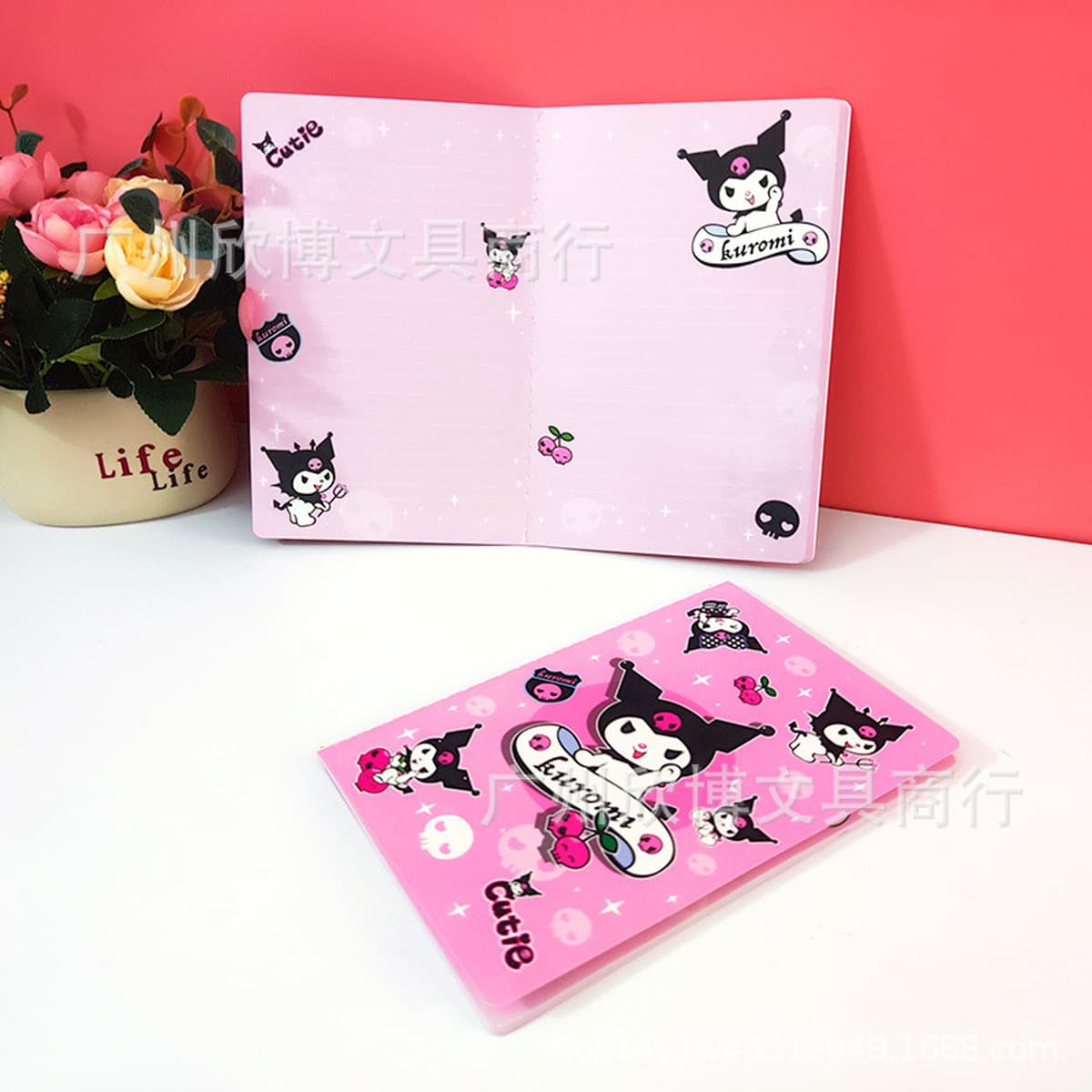 Sanrio мультфильм Kulomi Meruti блокнот для студентов с цветной страницей блокнот A5 Автомобильная линия книга мягкая копия...