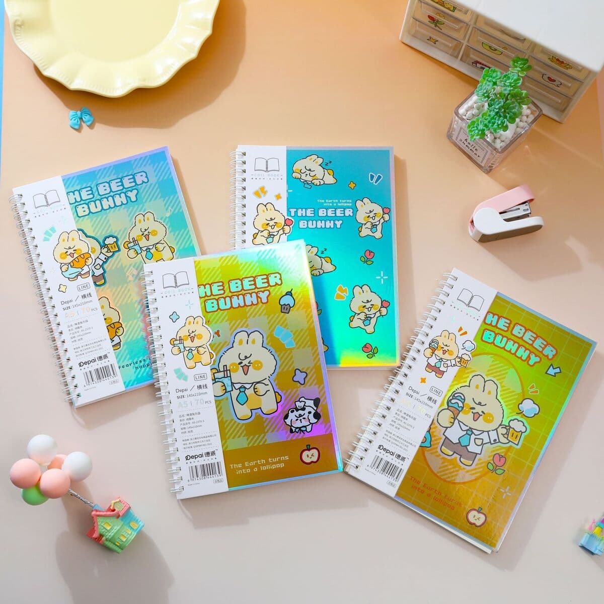 Немецкая новая версия A5 мультфильм милый ветер двойной катушки ноутбук записи книги записи ноутбука оптовая горизонтальная...