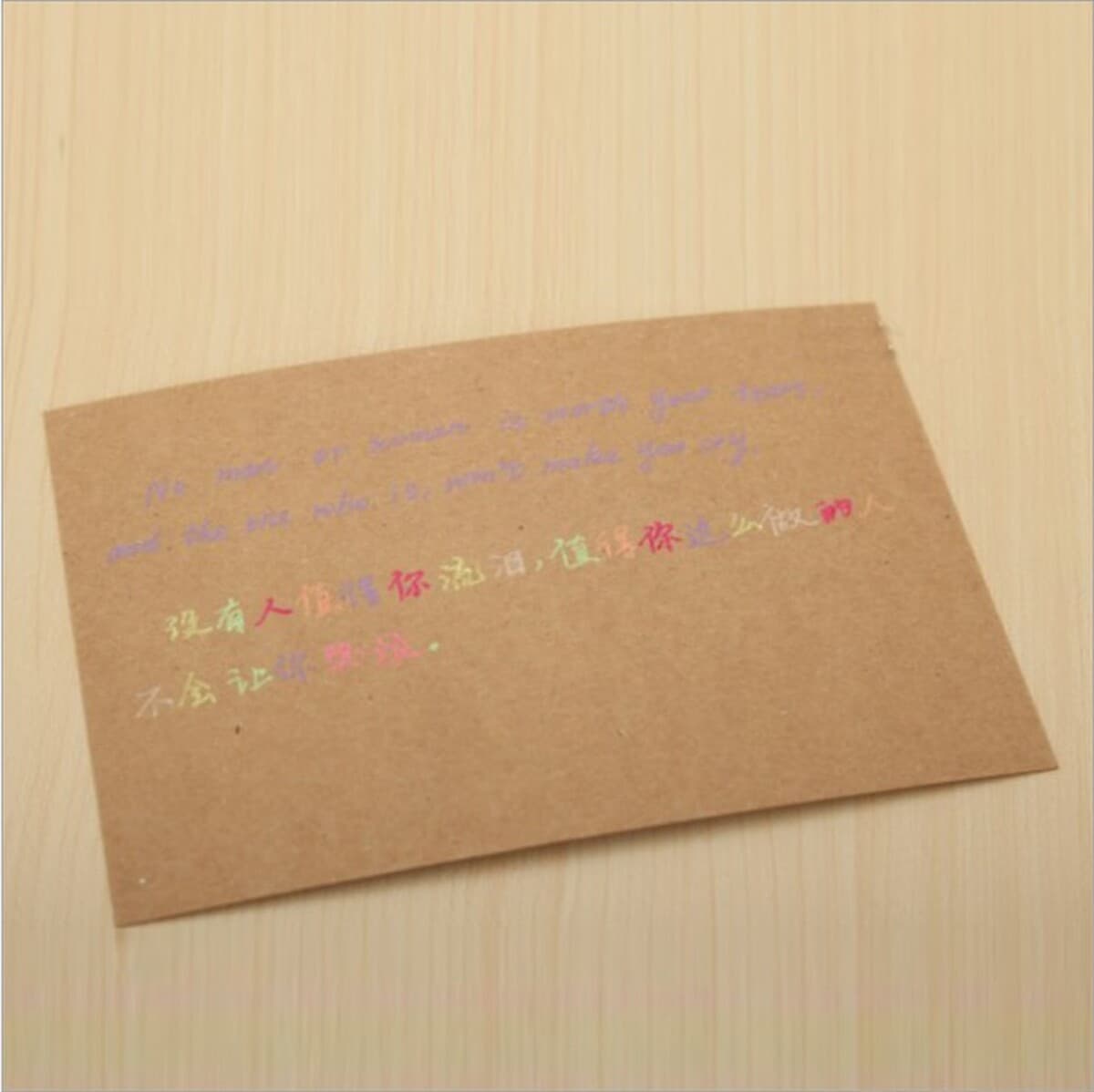 5007 Южная Корея канцелярские товары DIY Полная пустая Двусторонняя карточка с ручной росписью Ретро простая однотонная...