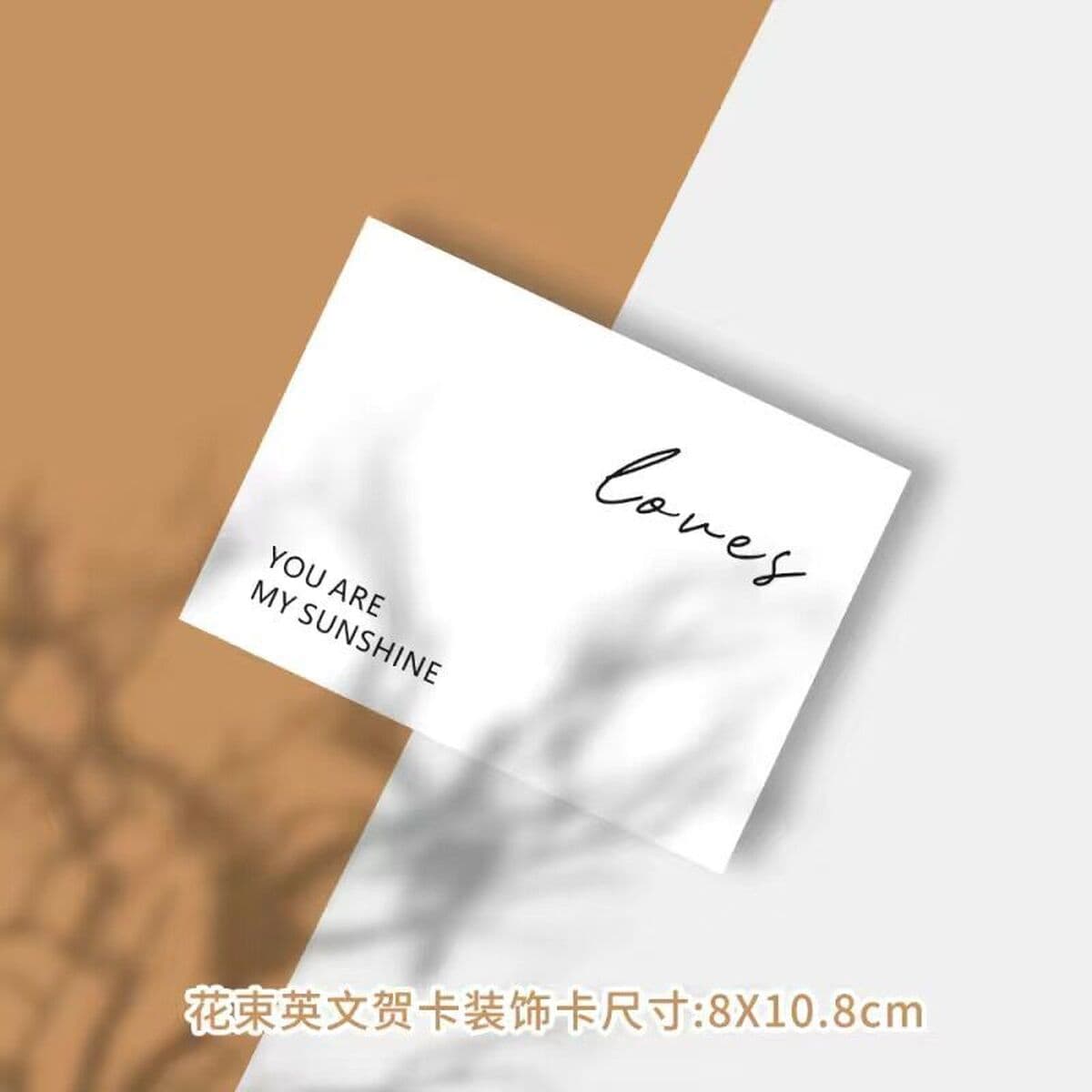 Простая открытка из цветочного магазина, цветочное украшение, маленькая открытка, флористика, день рождения, праздничный...