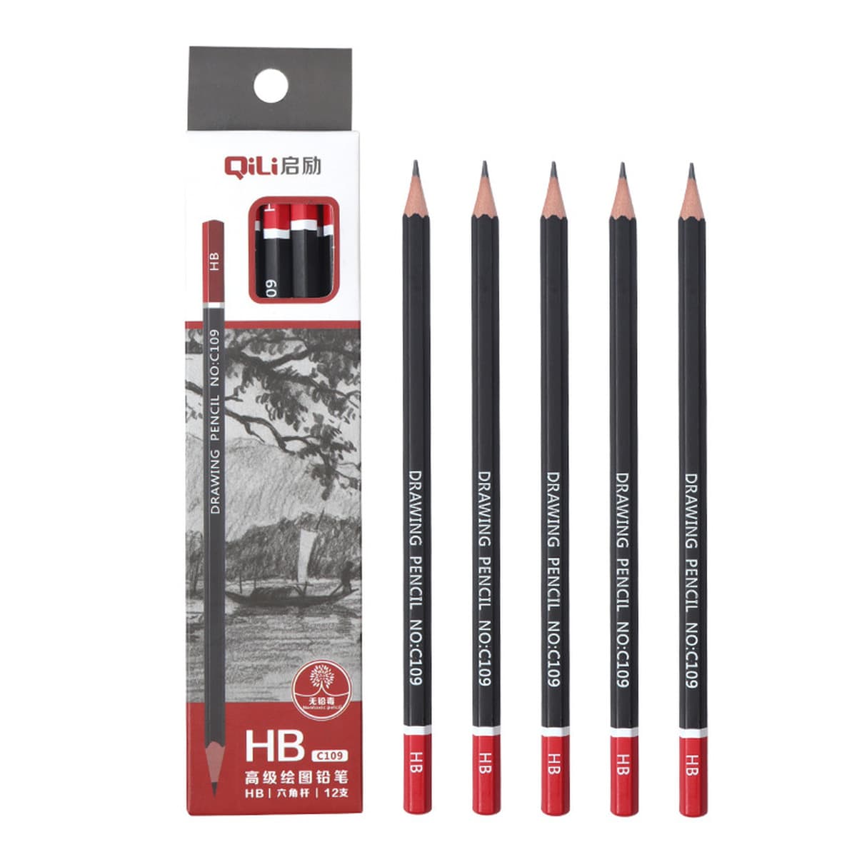 Эскиз карандаша изобразительное искусство 2B карандаш 2b одна коробка для студентов рисования 2h-14b бревна рисование эскиз...