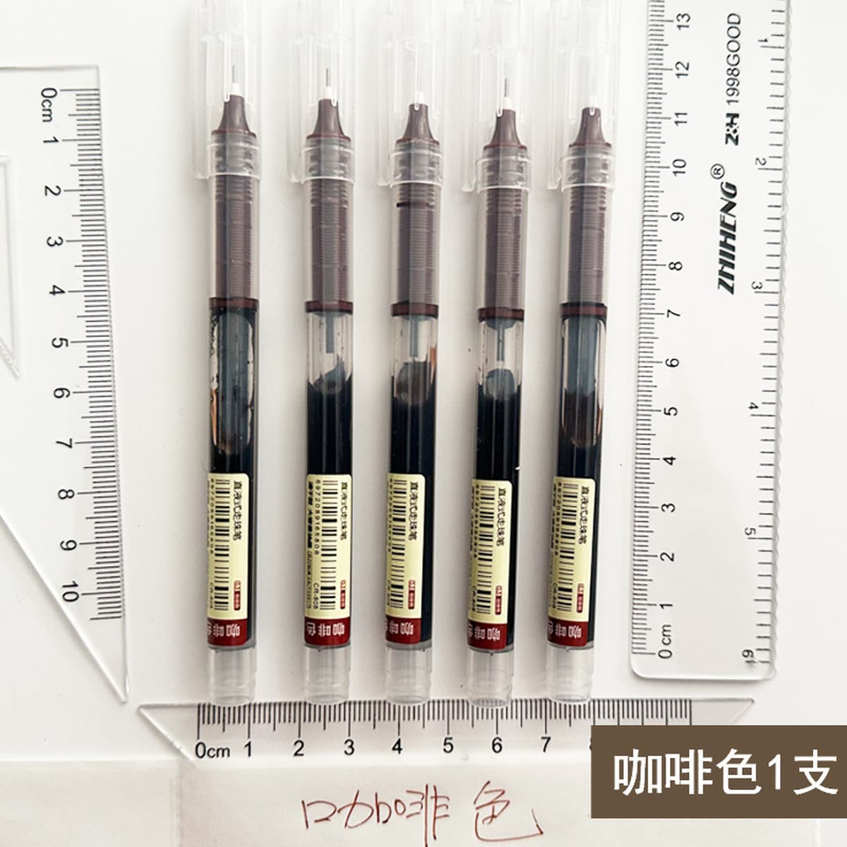 12-цветная прямая жидкая шариковая ручка, гелевая ручка, 0,5 мм, большая емкость, милая разноцветная быстросохнущая прямая...