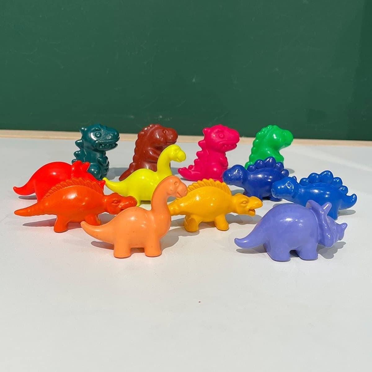 SwanLace выбранные красочные детские кисти трехмерные динозавры мультяшной формы детский сад живопись граффити мелки