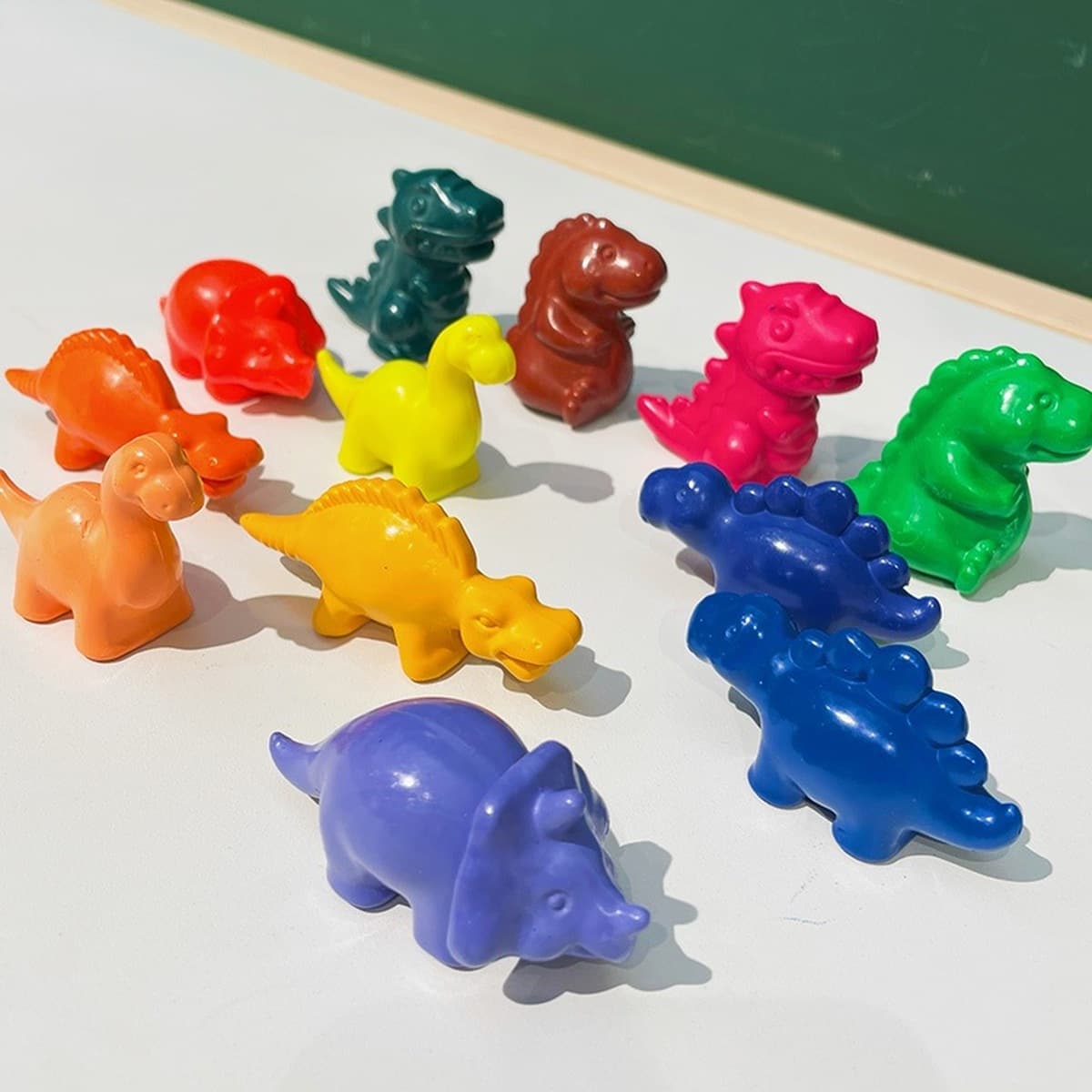 SwanLace выбранные красочные детские кисти трехмерные динозавры мультяшной формы детский сад живопись граффити мелки