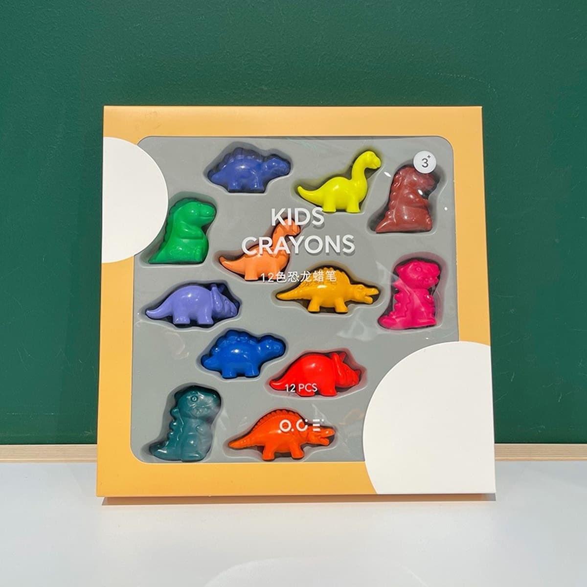 SwanLace выбранные красочные детские кисти трехмерные динозавры мультяшной формы детский сад живопись граффити мелки