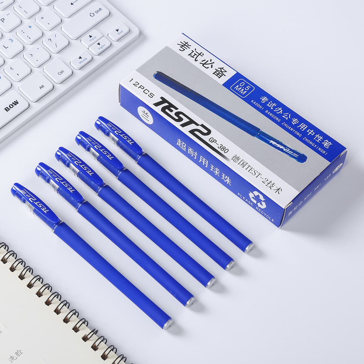 Гелевая ручка для экзаменов GP380, матовая карбоновая ручка 0,5, ручка для деловой подписи, студенческие канцелярские...