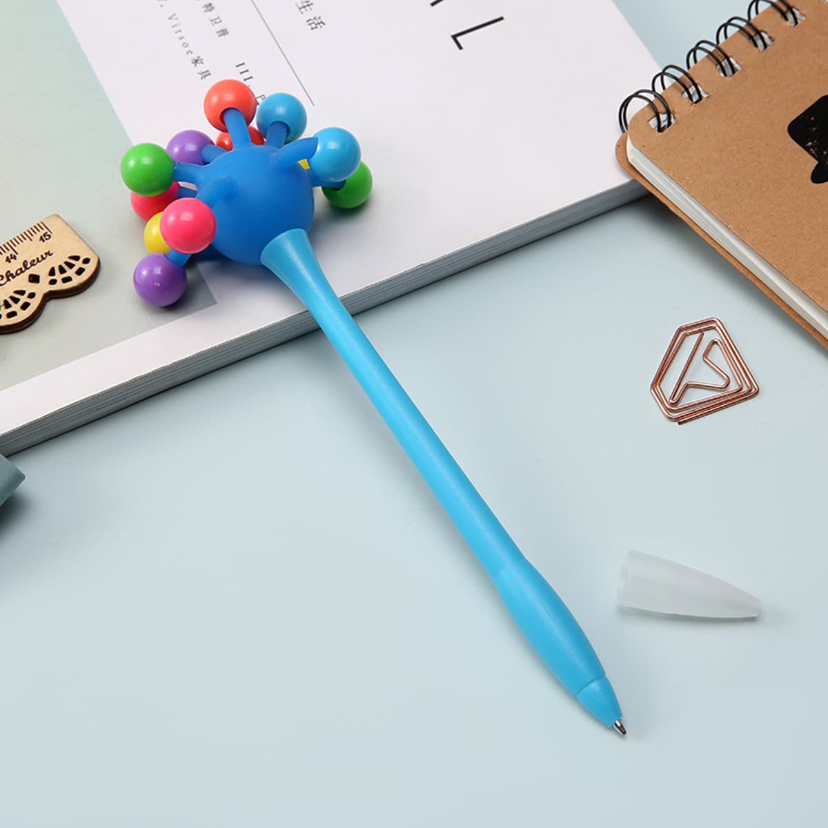 Производитель креативная шариковая ручка из мягкой резины для учащихся начальной школы, конфетный цвет, бамперный шарик,...